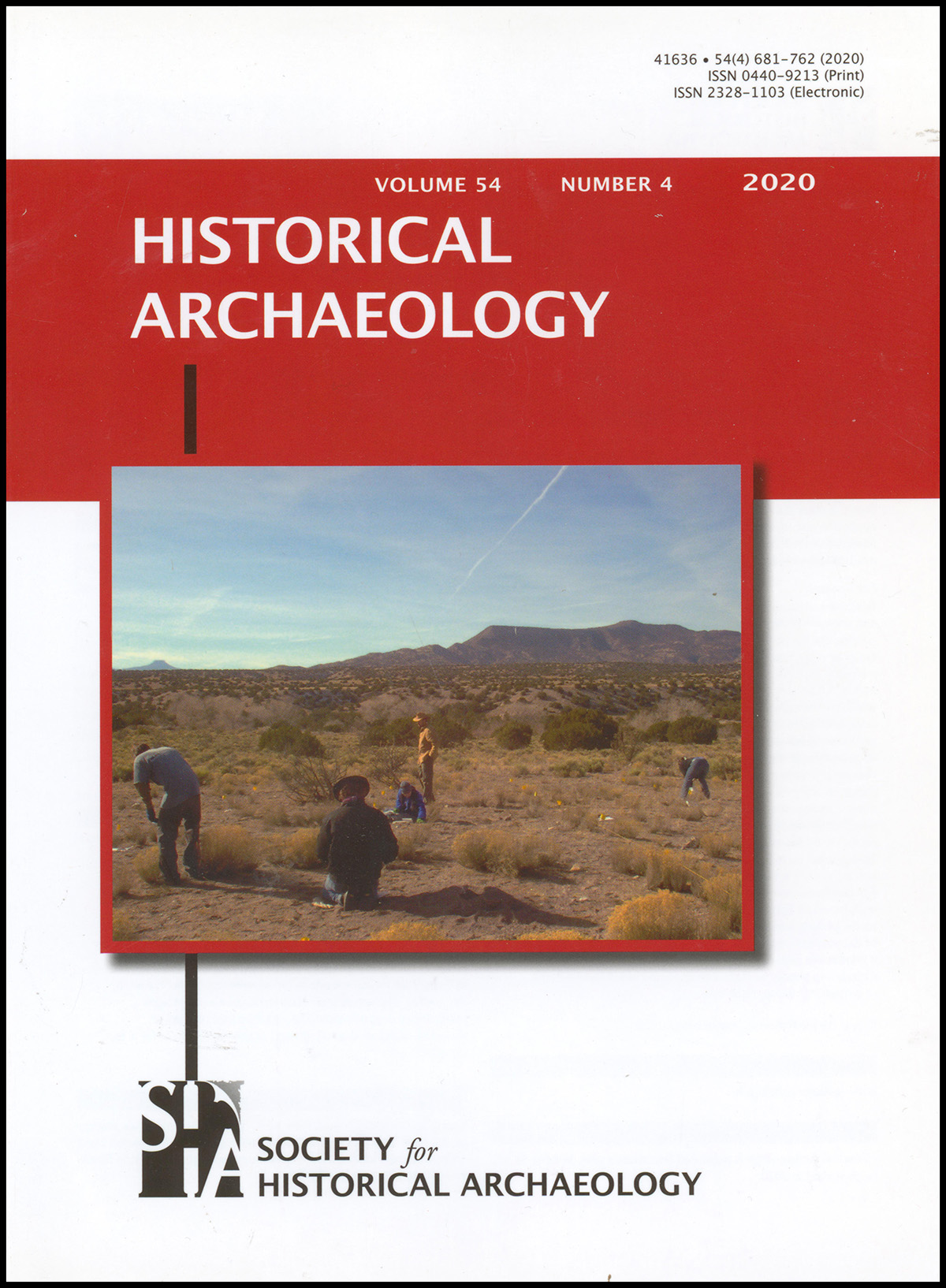 Historical Archaeology (Volume 54, Number 4, 2020)