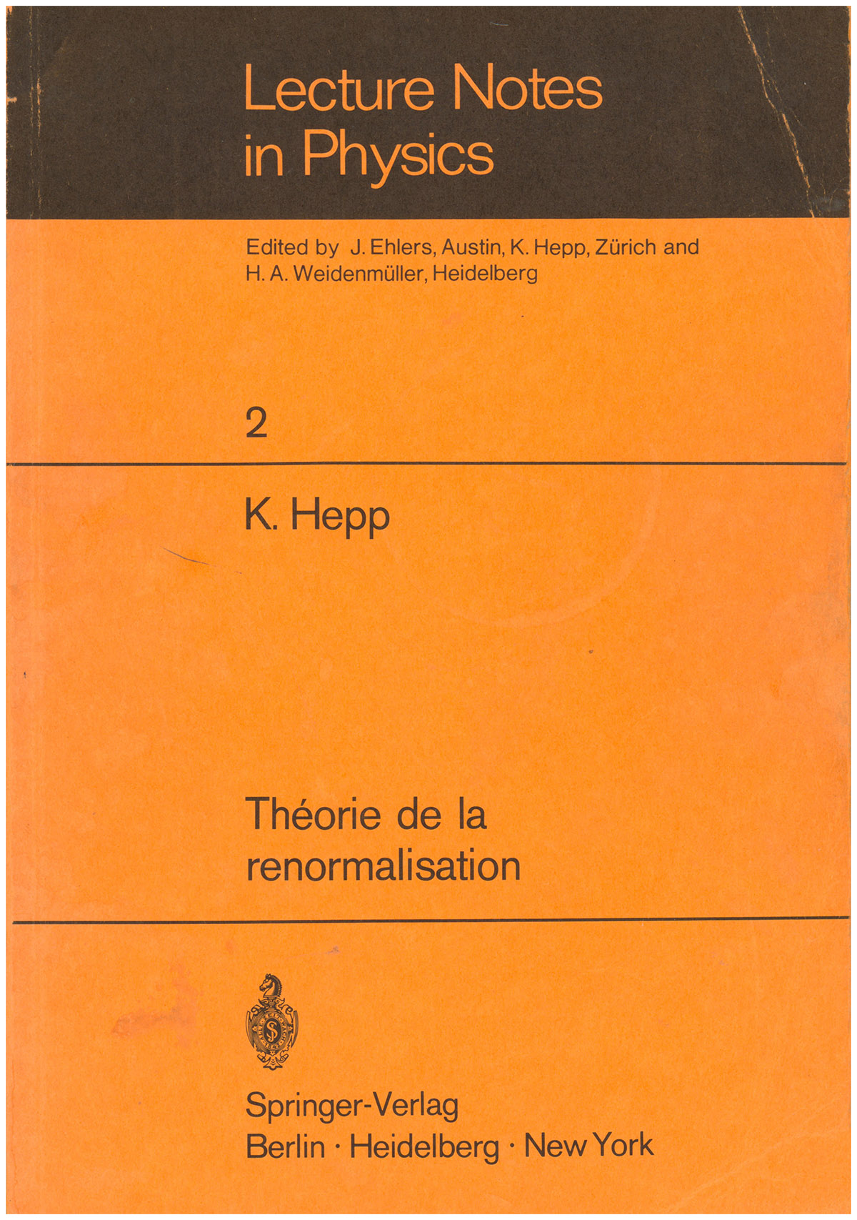 Theorie de la renormalisation: Cours donne a l'Ecole Polytechnique, Paris (Lecture Notes in Physics) (French Edition)