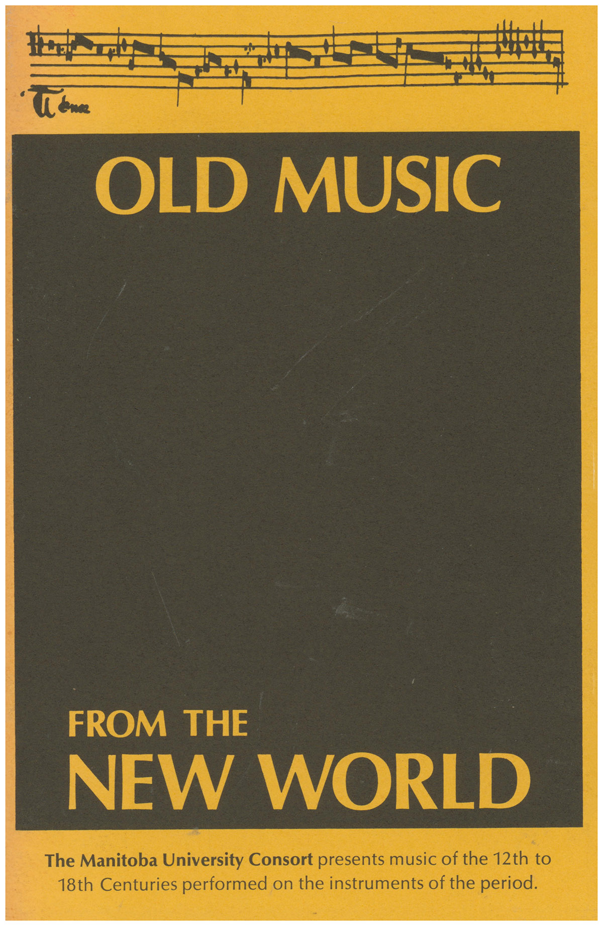 Image for Booklet: Old Music From the New World Booklet: Old Music From the New World