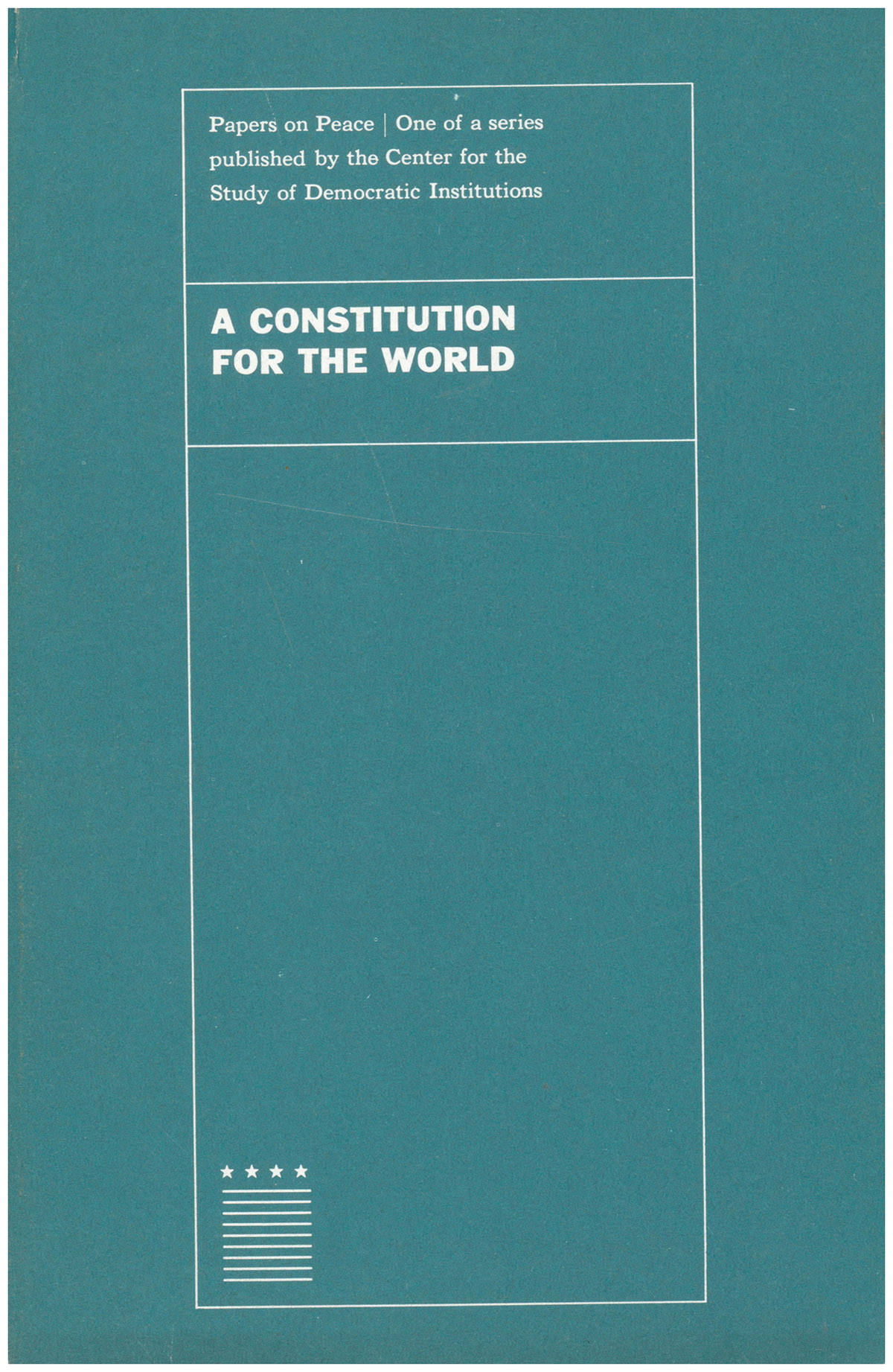Image for A Constitution for the World A Constitution for the World