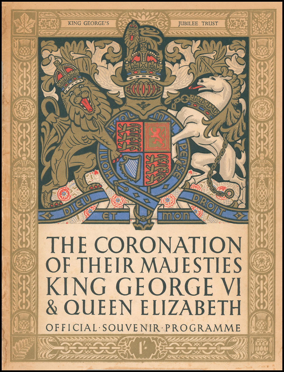 Image for The Coronation of their Majesties King George VI and Queen Elizabeth (Official Souvenir Programme, May 12th, 1937) The Coronation of their Majesties King George VI and Queen Elizabeth (Official Souvenir Programme, May 12th, 1937)