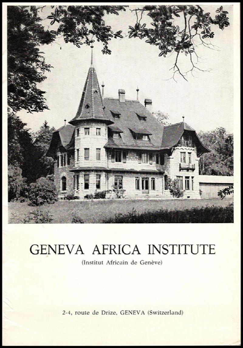 Image for Geneva Africa Institute (Institut Africain de Geneve)