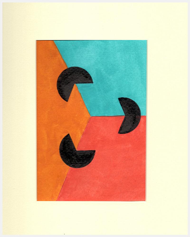 Image for 3D Cube Study #1 (Original Painting by Amy Ione)
