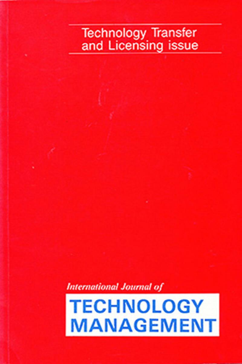 Image for IJTM: Technology Transfer and Licensing Issue (Volume 3, Issue 1/2, 1988)