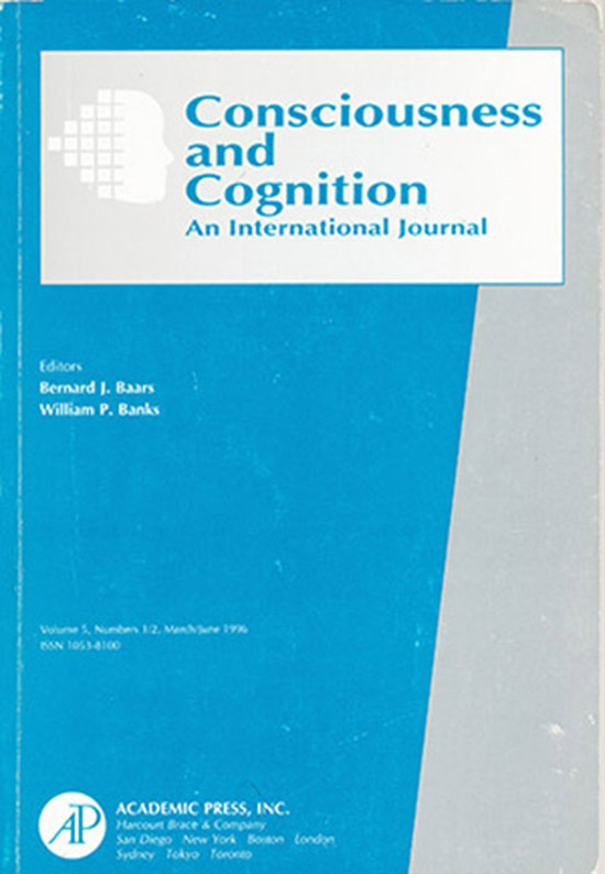 Image for Consciousness and Cognition (Volume 5, Numbers 1/2, March/June 1996)
